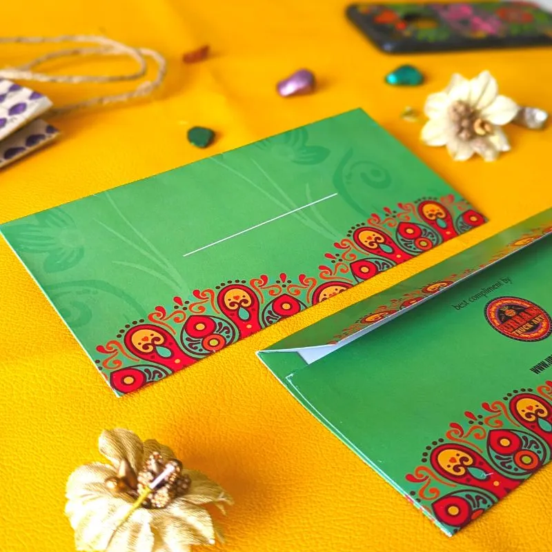 Green Artistic Envelopes
