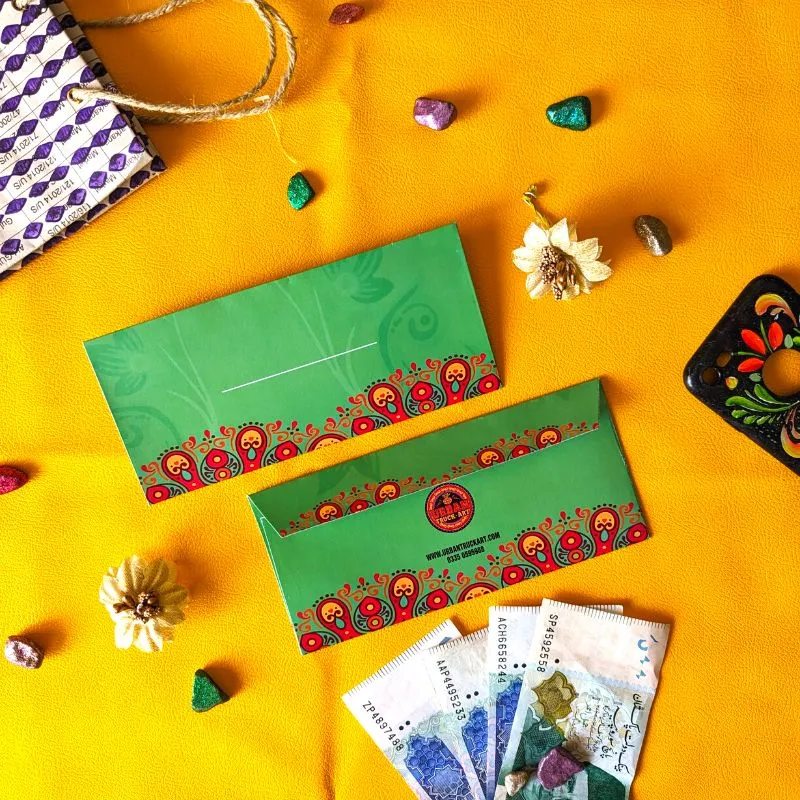 Green Artistic Envelopes