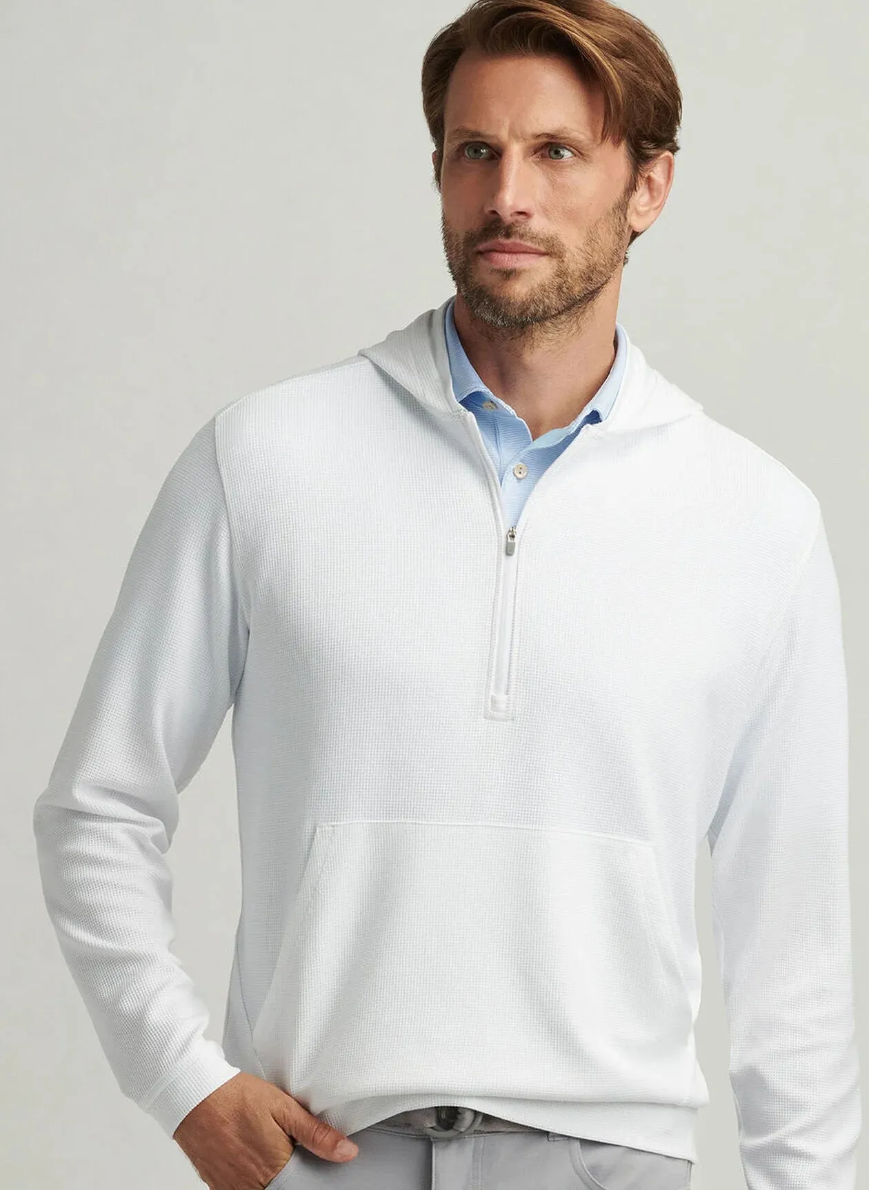 Grid Performance Half-Zip Hoodie