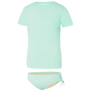 Hamptons Girls Rash Shirt Set - Aqua Mint