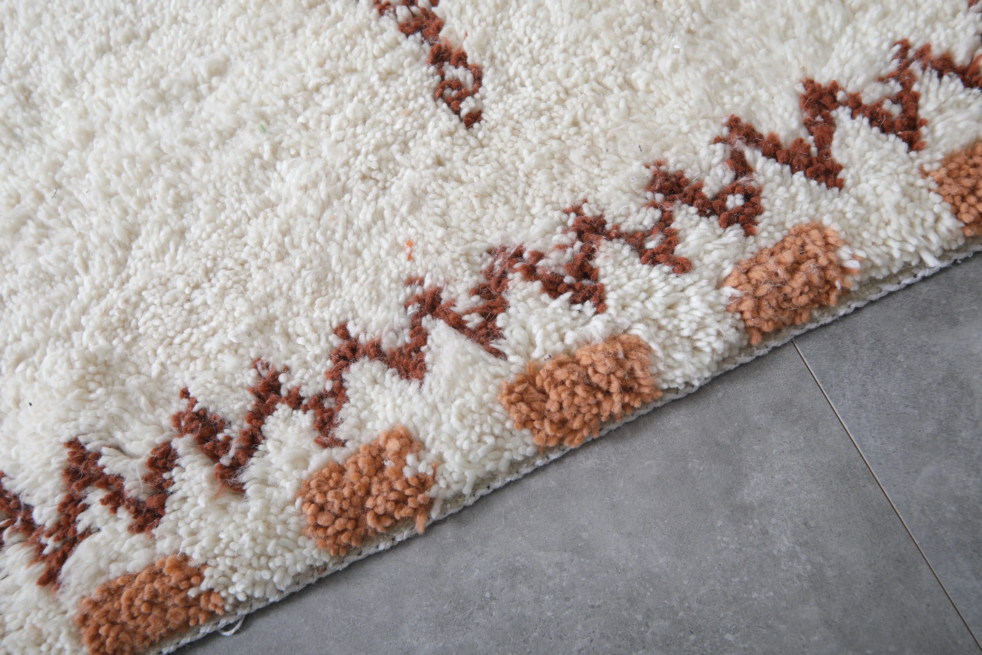 Handmade Beni ourain rug - Berber rug - Hand Knotted rug