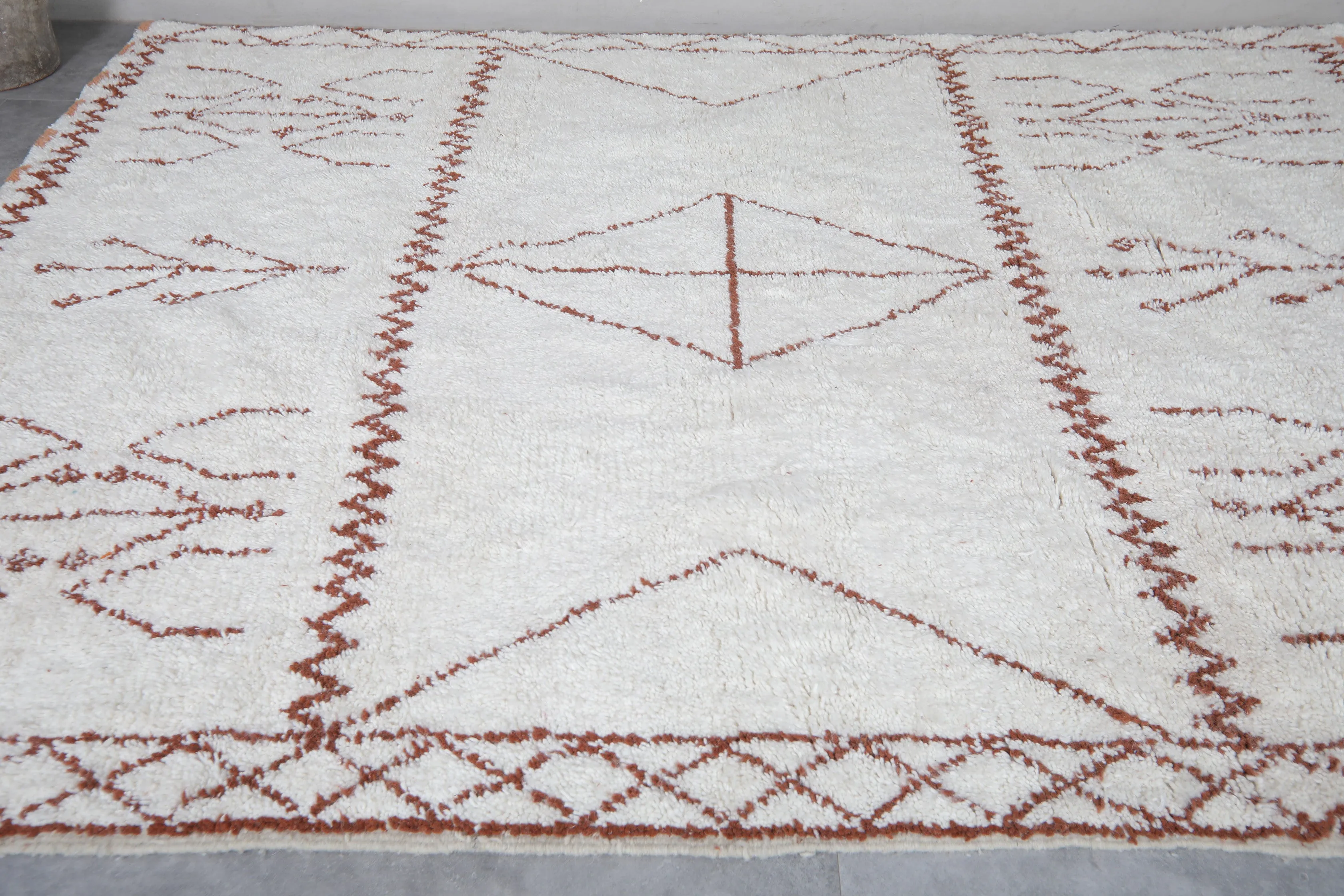 Handmade Beni ourain rug - Berber rug - Hand Knotted rug