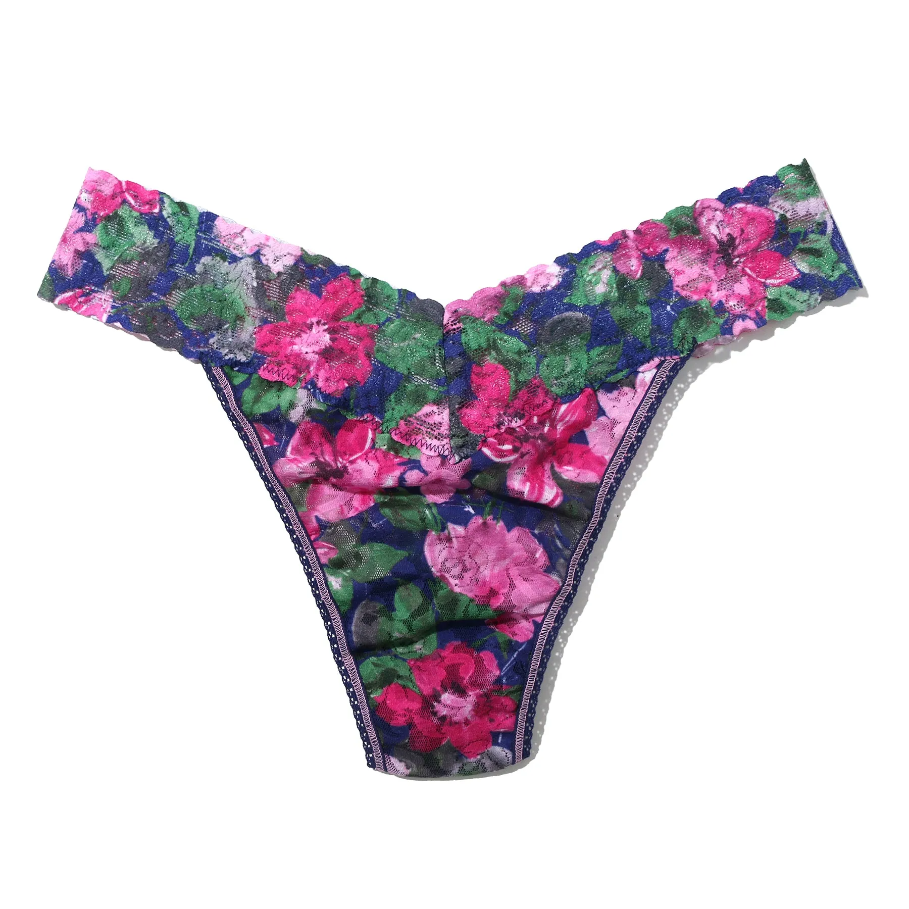 Hanky Panky Printed Lace Original Rise Thong