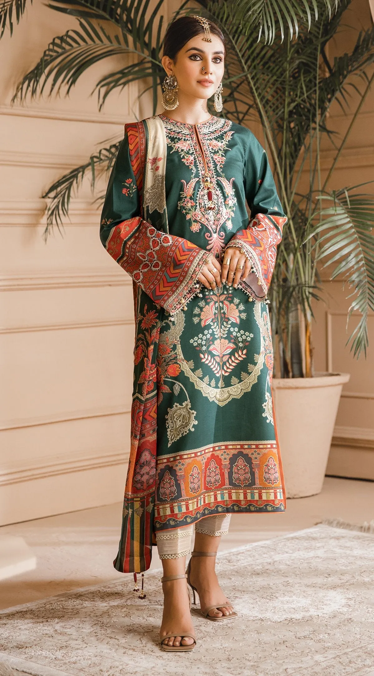 HAYA | Anaya Noor Bano Cambric Collection '21 | Unstitched Embroidered Cambric Suits