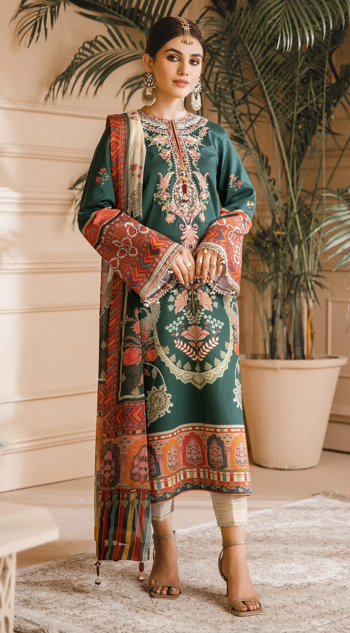 HAYA | Anaya Noor Bano Cambric Collection '21 | Unstitched Embroidered Cambric Suits