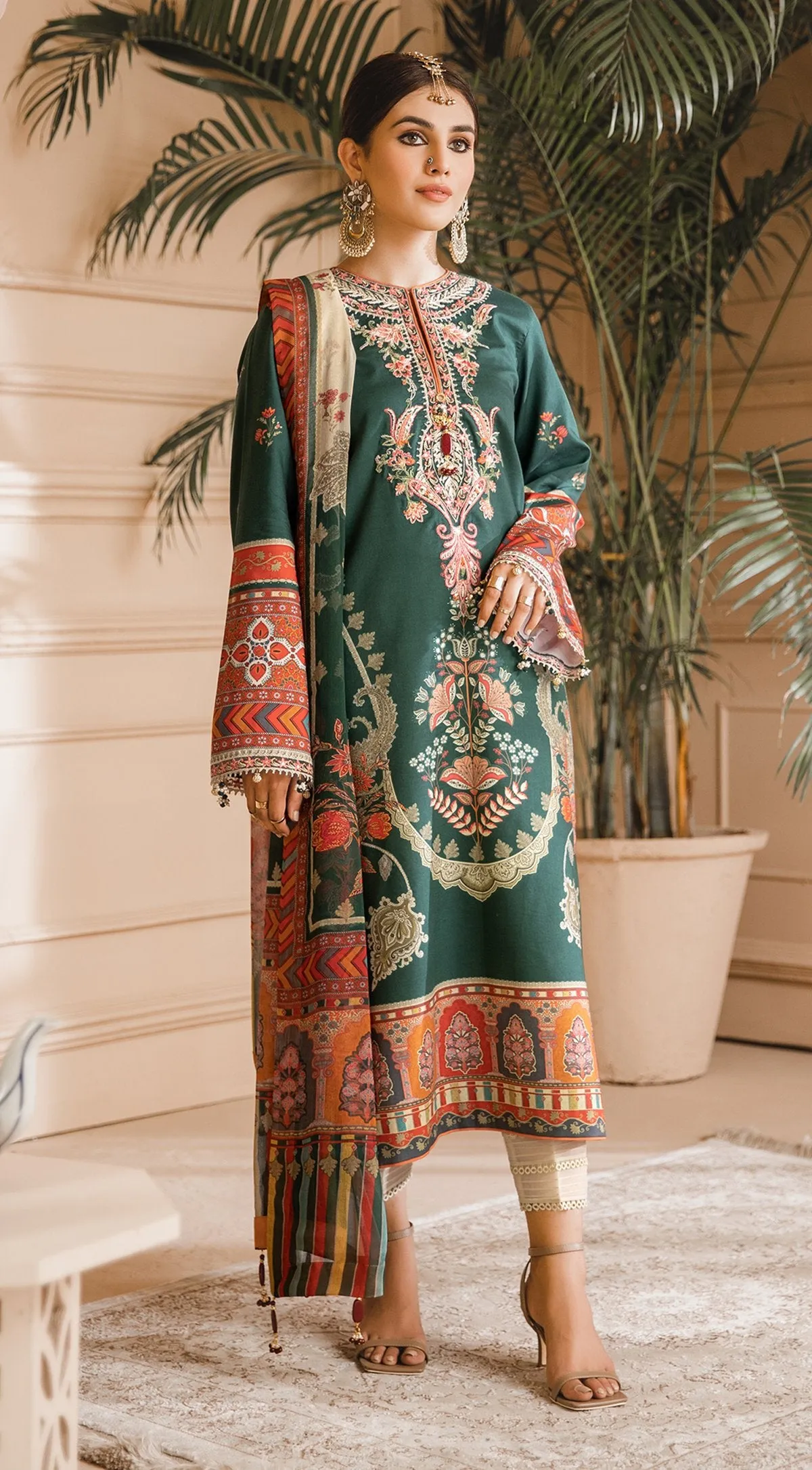 HAYA | Anaya Noor Bano Cambric Collection '21 | Unstitched Embroidered Cambric Suits