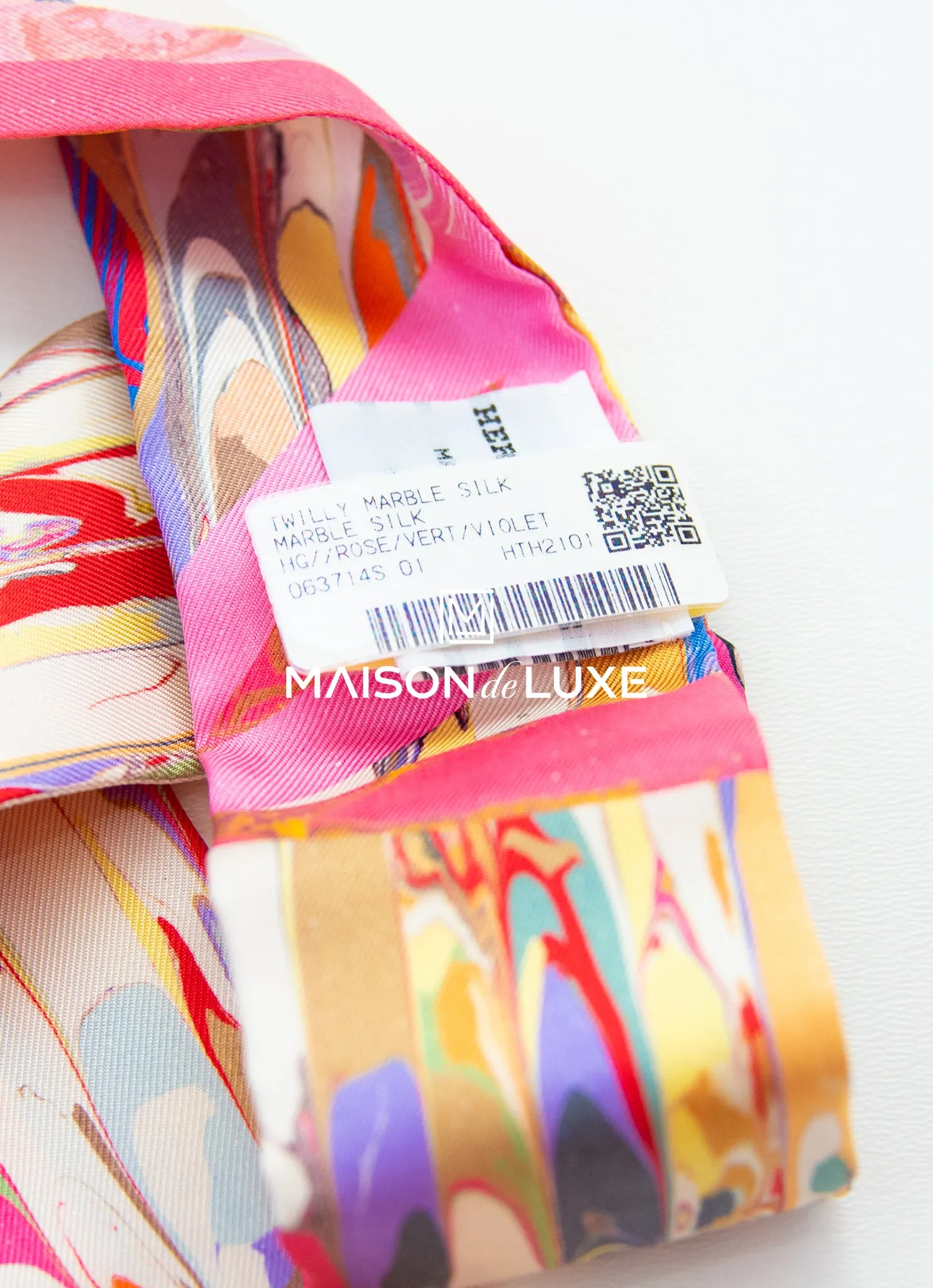Hermes Marble Silk Twilly