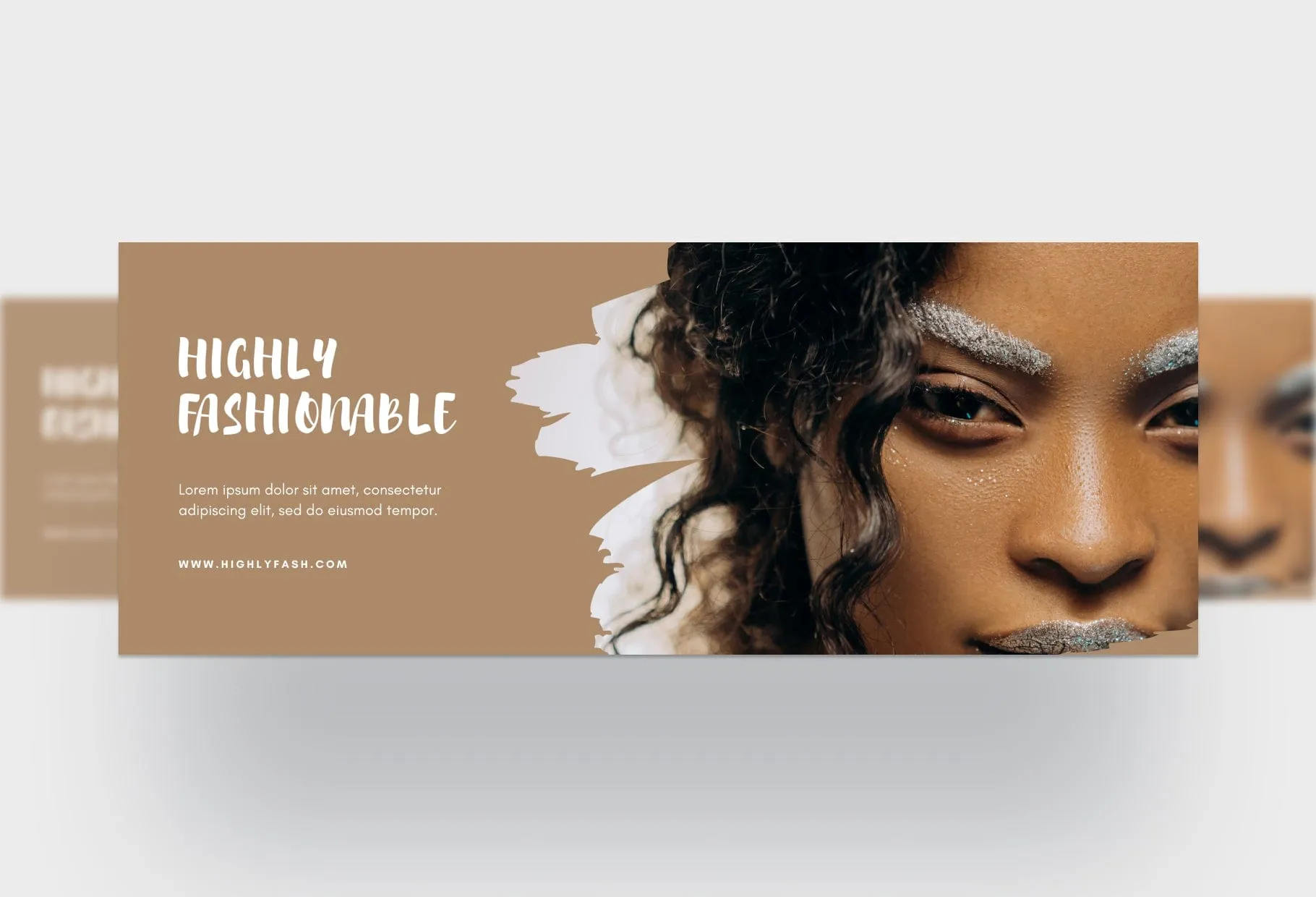 Highly Fashionable Studio Facebook Cover for Photographers Editable Canva Template