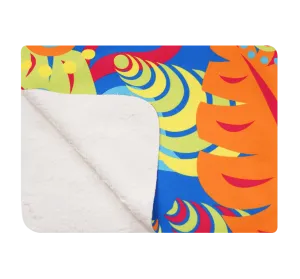 Hippy Jungle - Luxury Sherpa Fleece Blanket