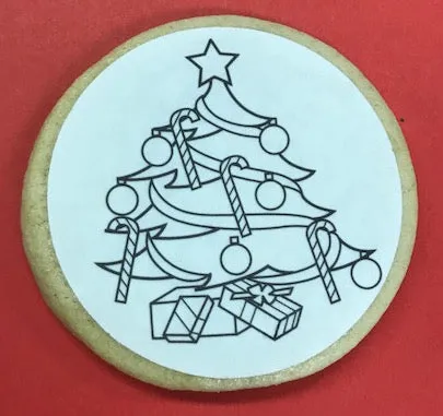 Holiday "Color Me" Cookies