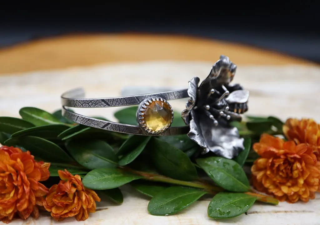 Honey Bee and Citrine Bracelet