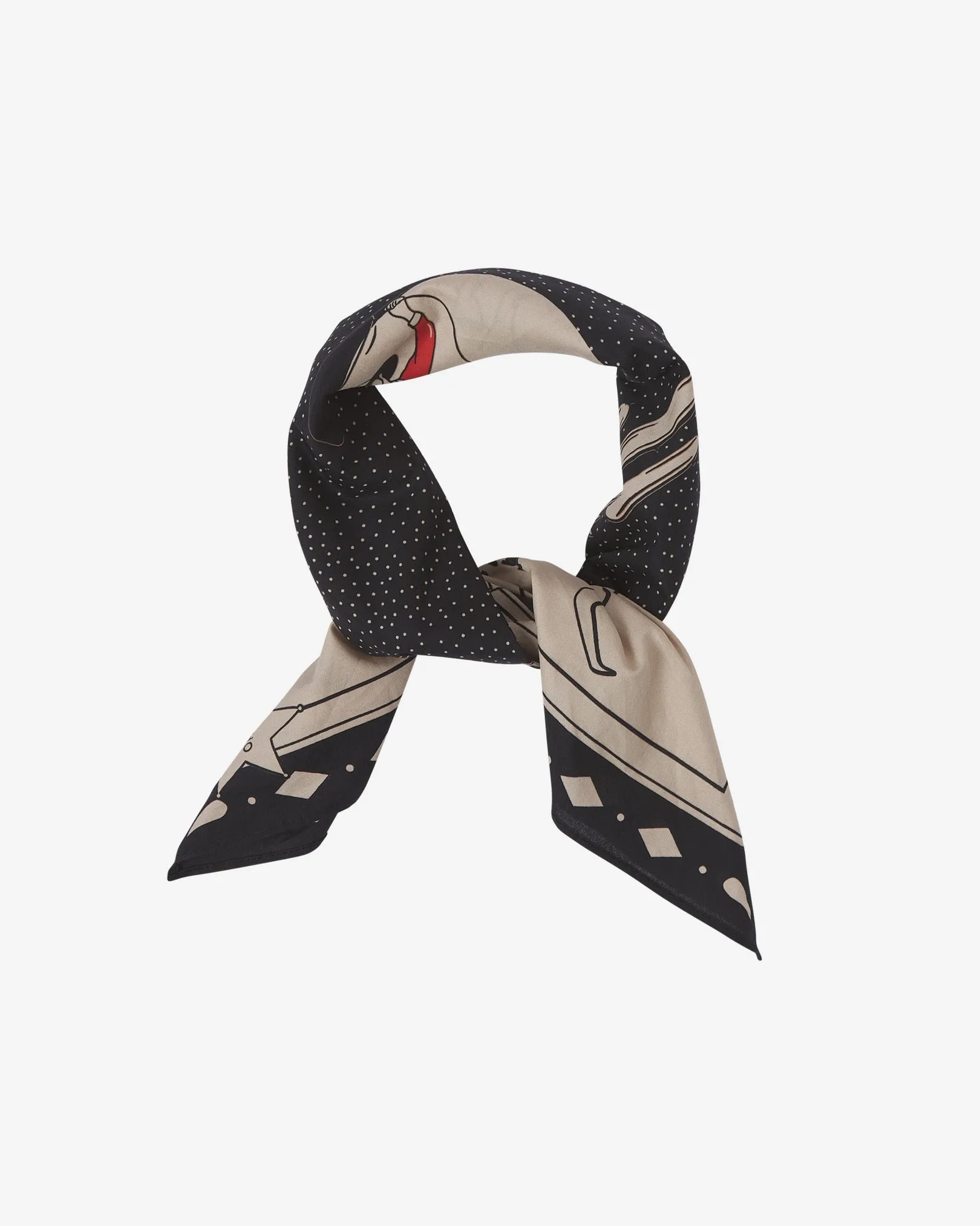 Integrity Black Cotton Bandana