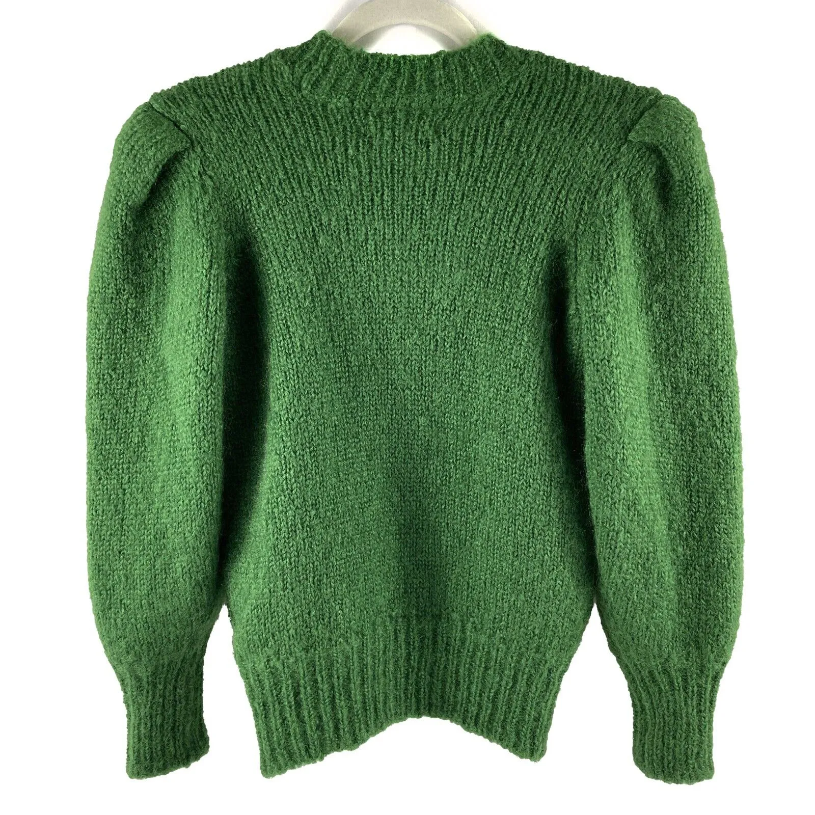 Isabel Marant - Excellent - Emma Knit Wool Sweater - Green - 34 - XS - Top