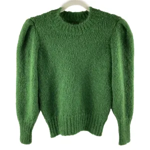 Isabel Marant - Excellent - Emma Knit Wool Sweater - Green - 34 - XS - Top