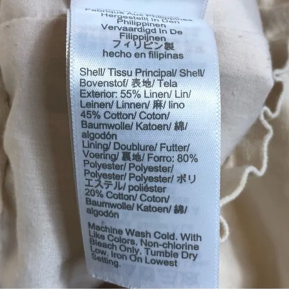 J Crew Casual Paperbag Mini Skirt Size 18.