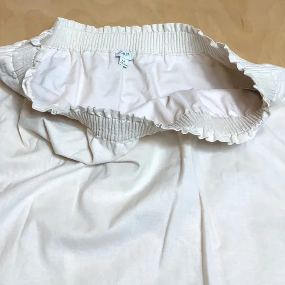 J Crew Casual Paperbag Mini Skirt Size 18.