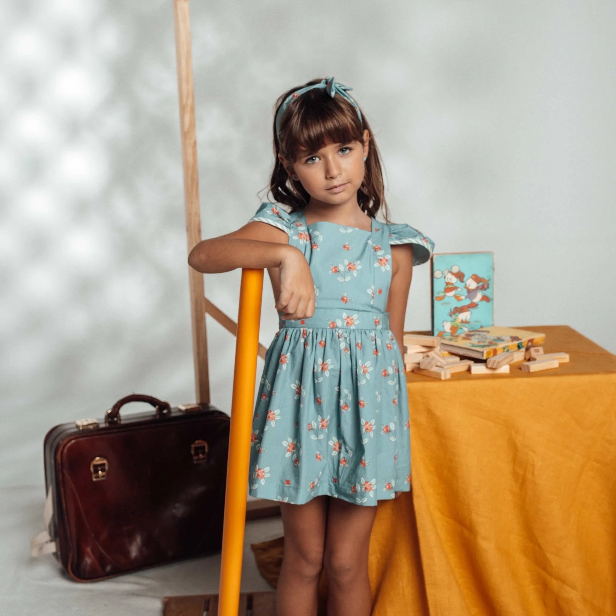 Jackie Puffed Sleeves Dress by Birinit Petit