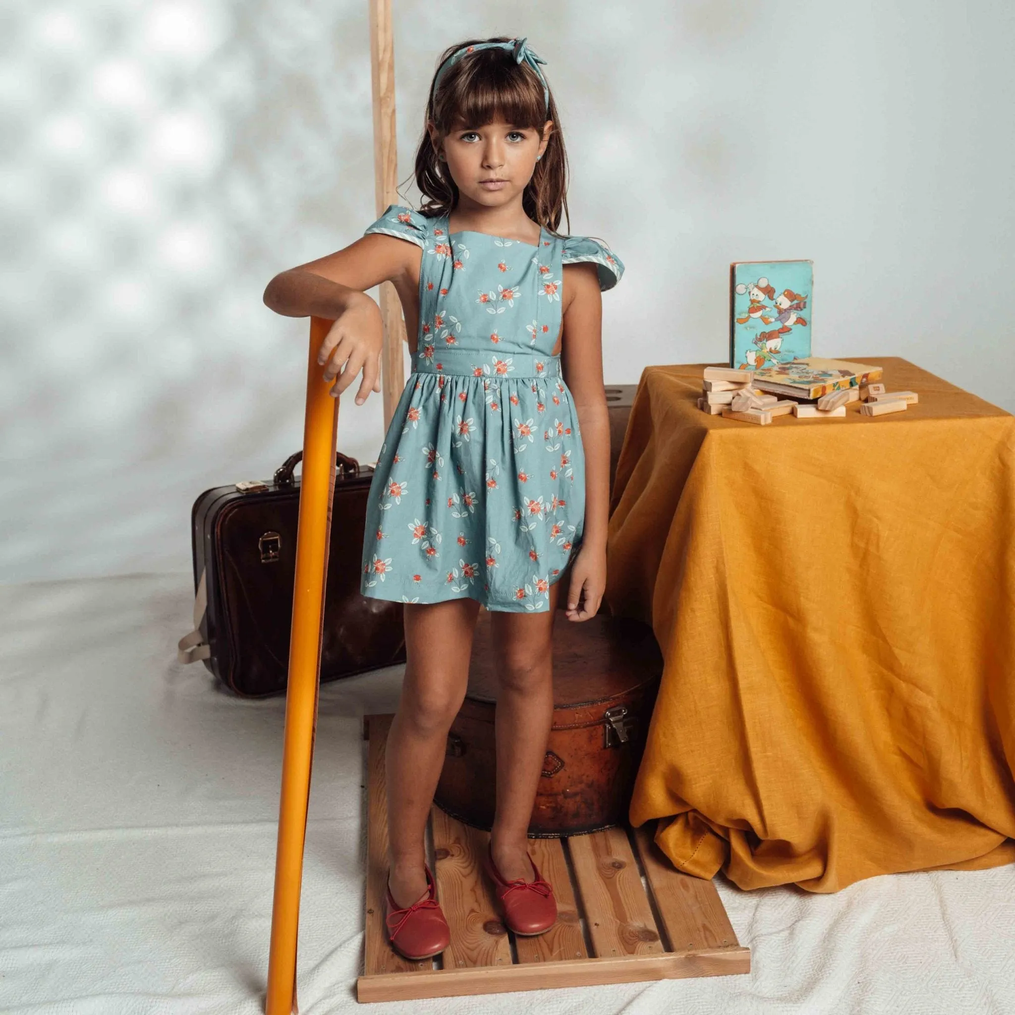 Jackie Puffed Sleeves Dress by Birinit Petit