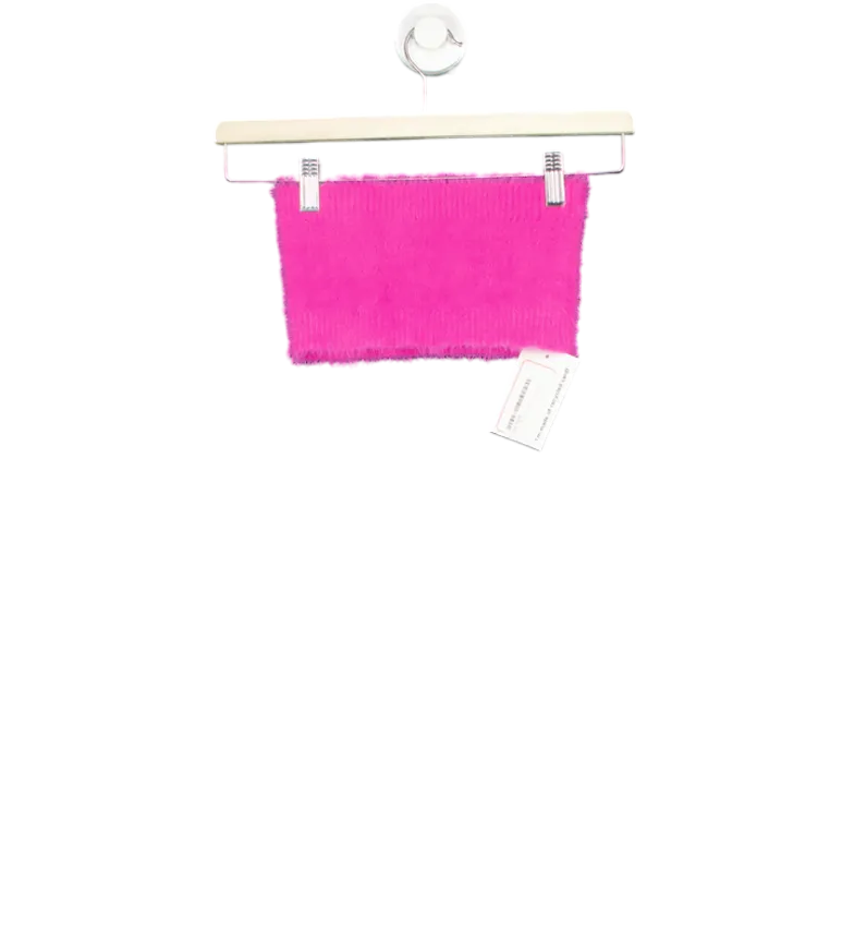Jacquemus Pink Wool Blend Bandeau Jumper XS