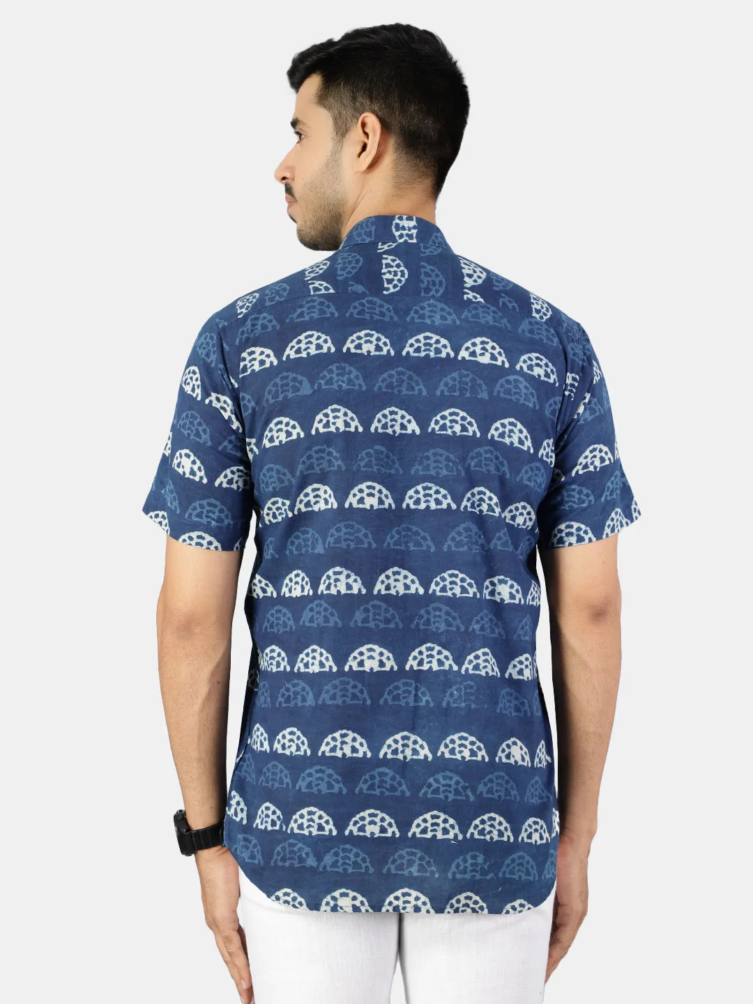 Jaipur 100% Cotton Indigo Shirt