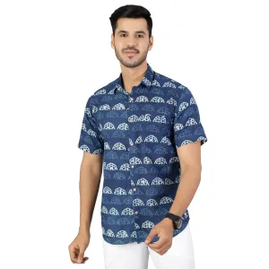Jaipur 100% Cotton Indigo Shirt