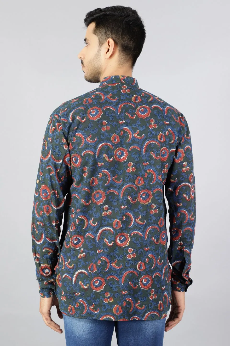 Jaipur 100%  Cotton Multicolored Kurta Shirt