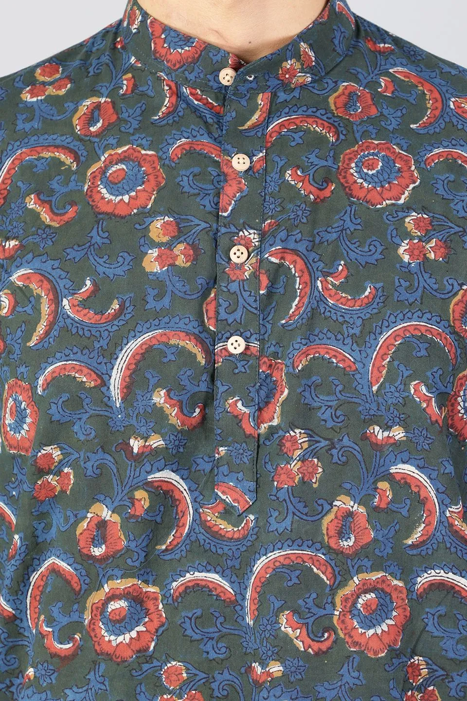 Jaipur 100%  Cotton Multicolored Kurta Shirt