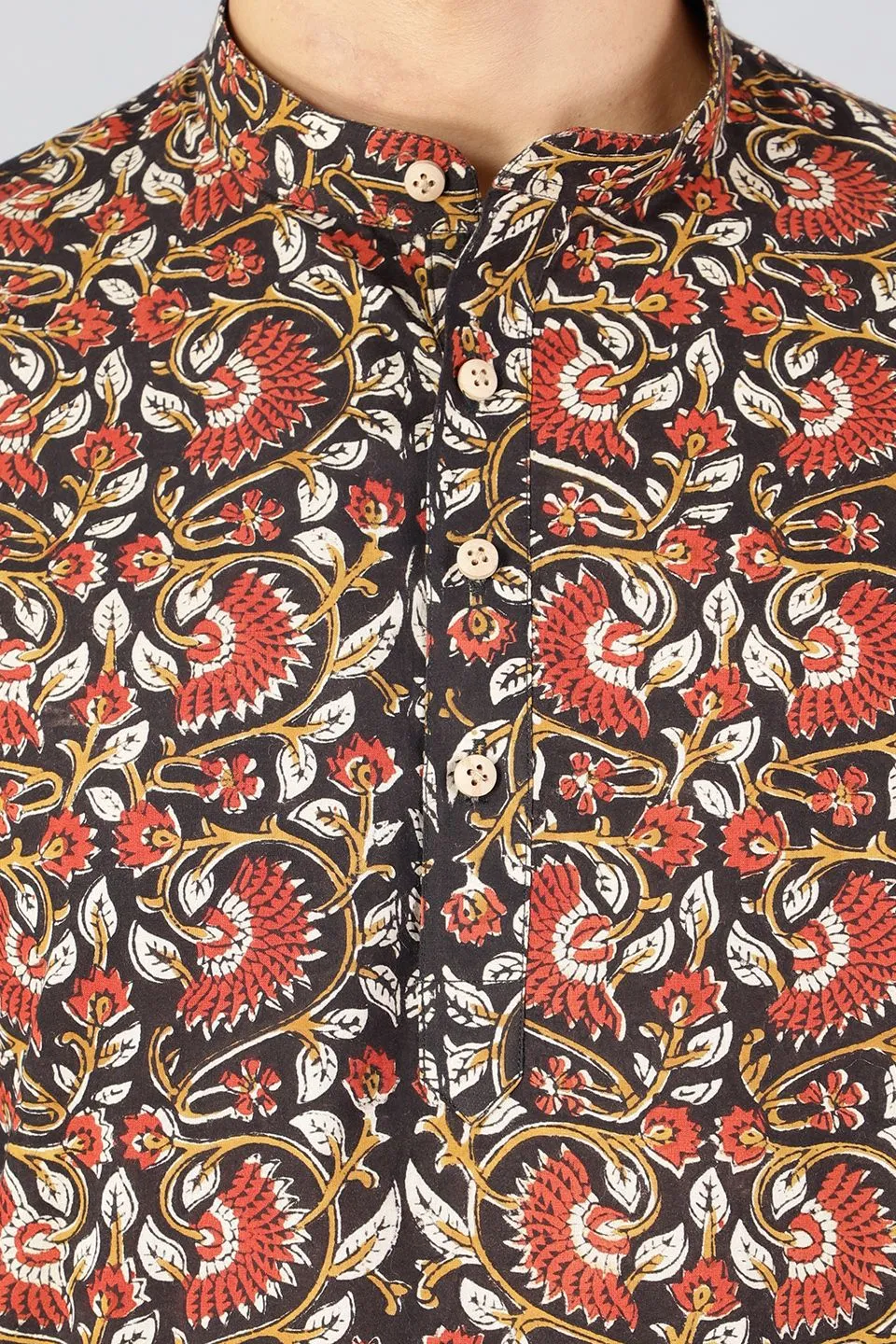 Jaipur 100%  Cotton Multicolored Kurta Shirt