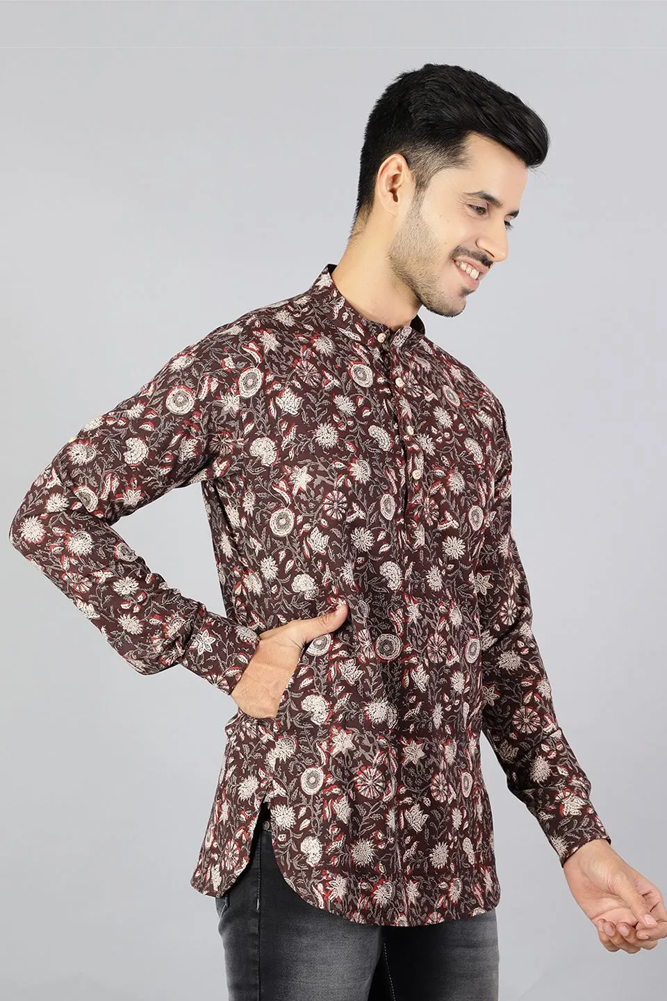 Jaipur 100%  Cotton Multicolored Kurta Shirt