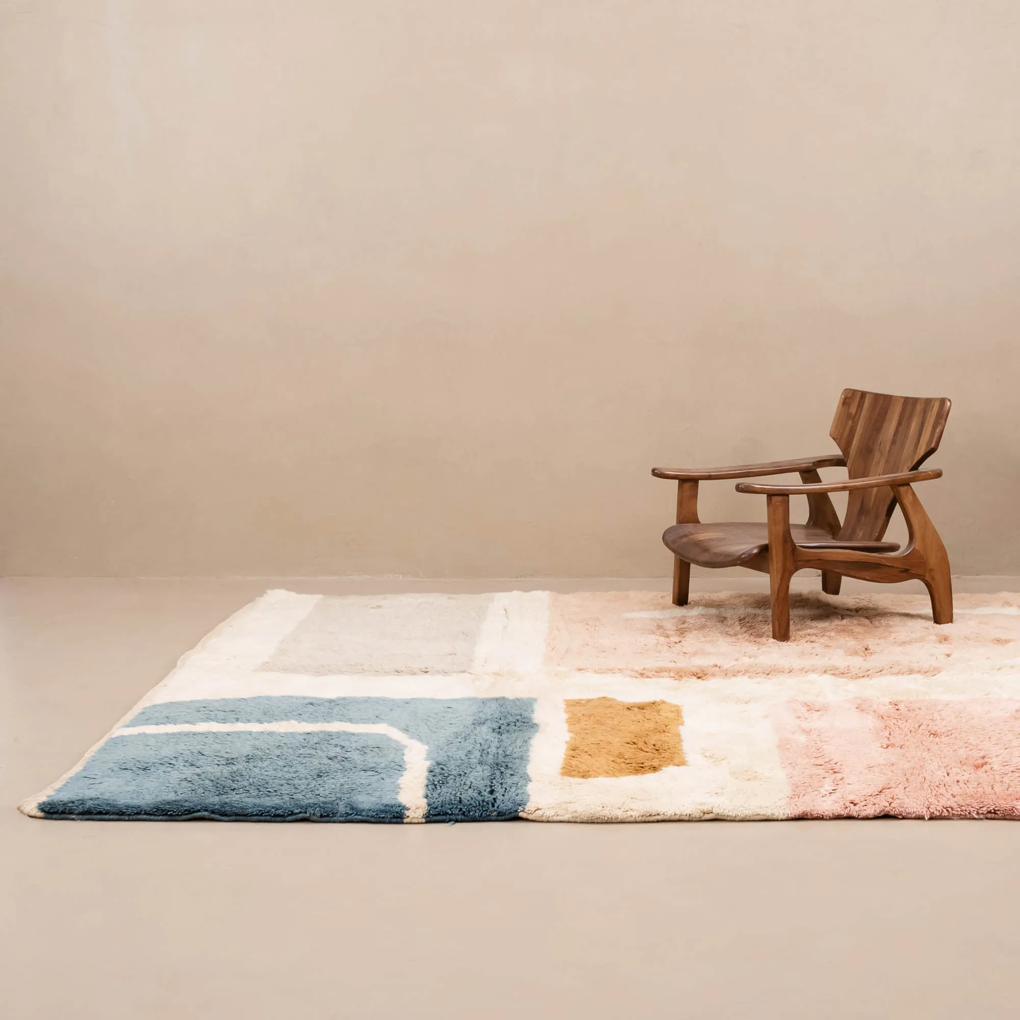 Joyful Horizon - luxury beni mrirt rug