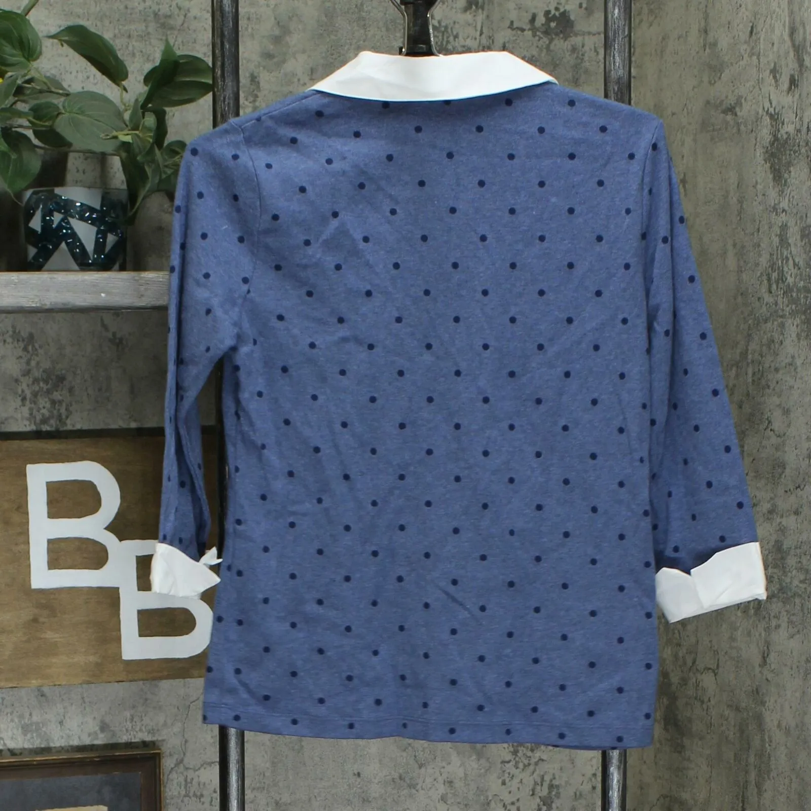 Karen Scott Petite Cotton Layered Look Top