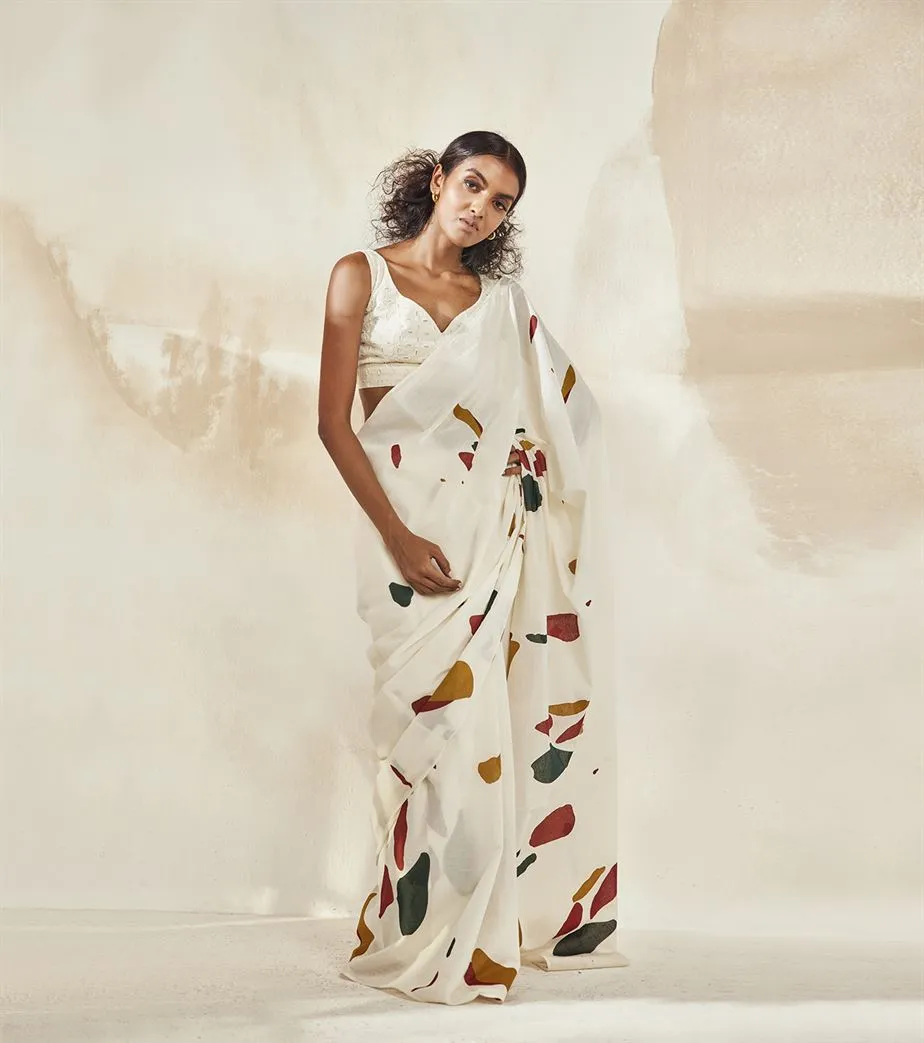 Khara Kapas  I Seattle Olio Mosaic Saree