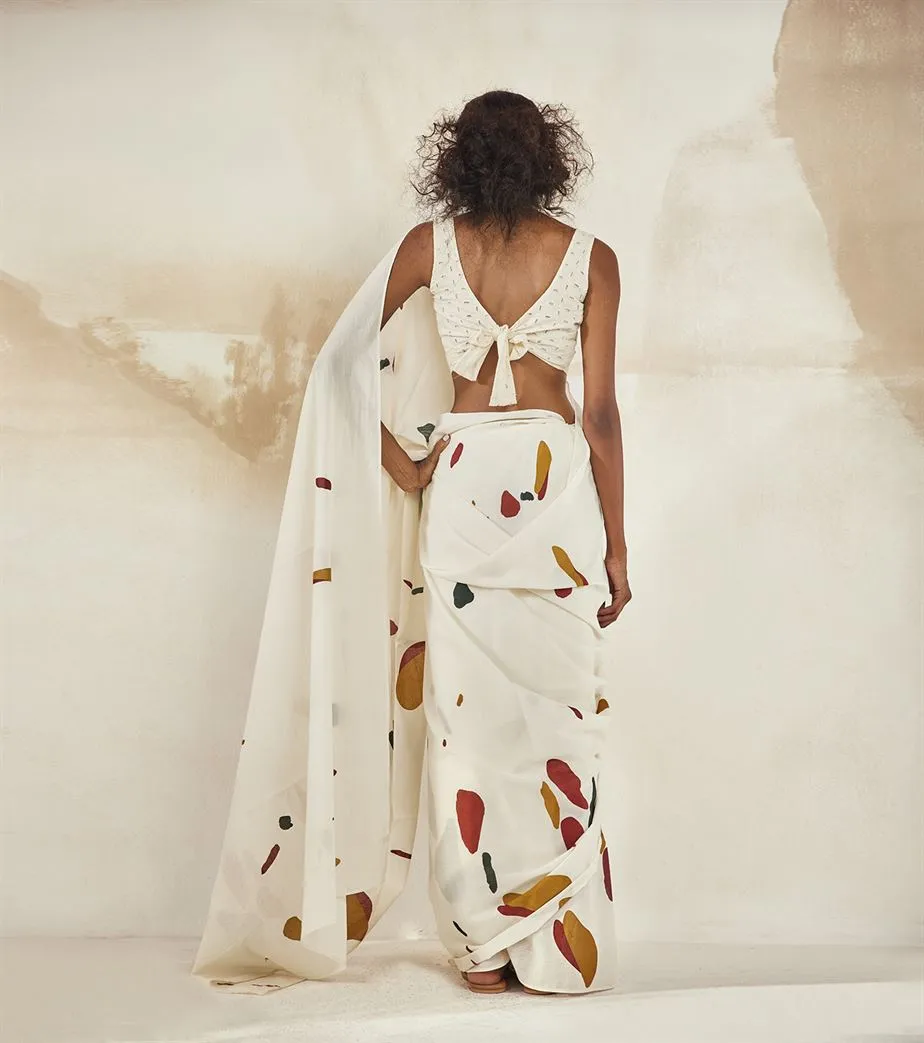 Khara Kapas  I Seattle Olio Mosaic Saree