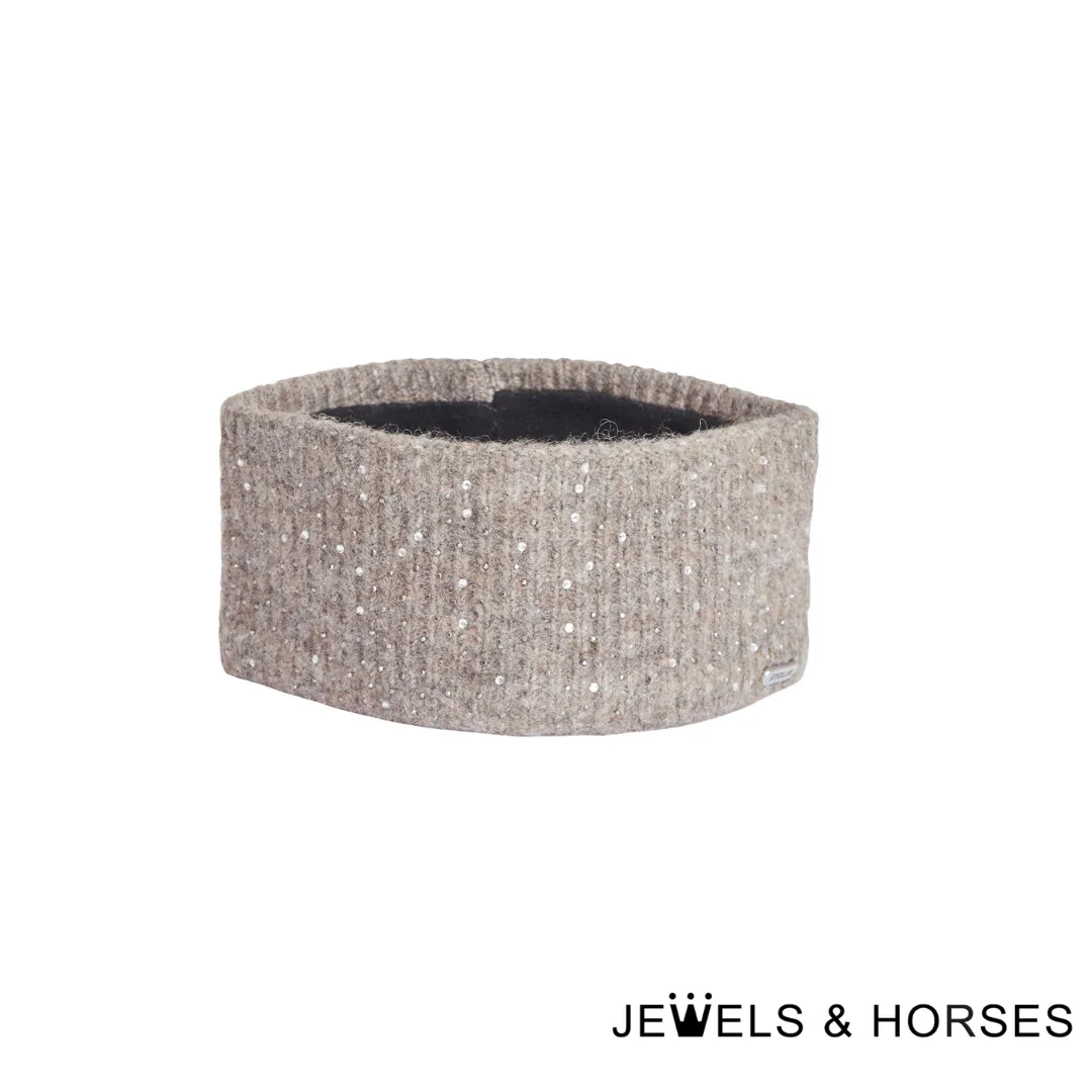 Kingsland KL Samara Ladies Knitted Head Band - Brown Iron