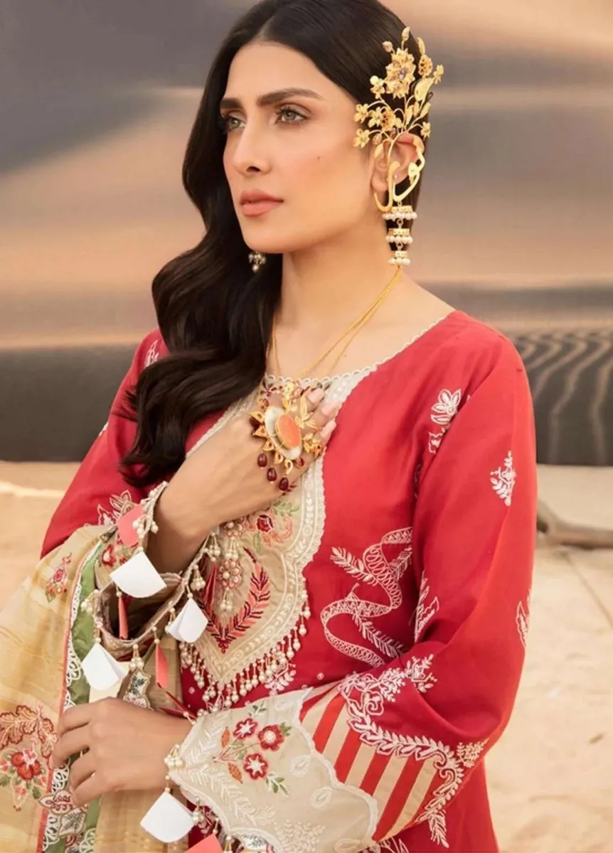 Ladies Un-Stitch Noor By Sadia Asad Luxury Lawn D9-A