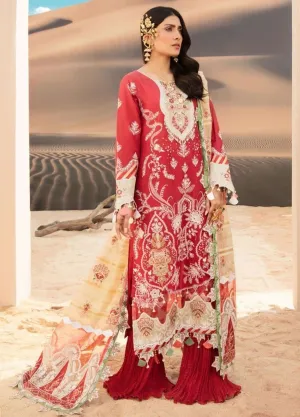 Ladies Un-Stitch Noor By Sadia Asad Luxury Lawn D9-A