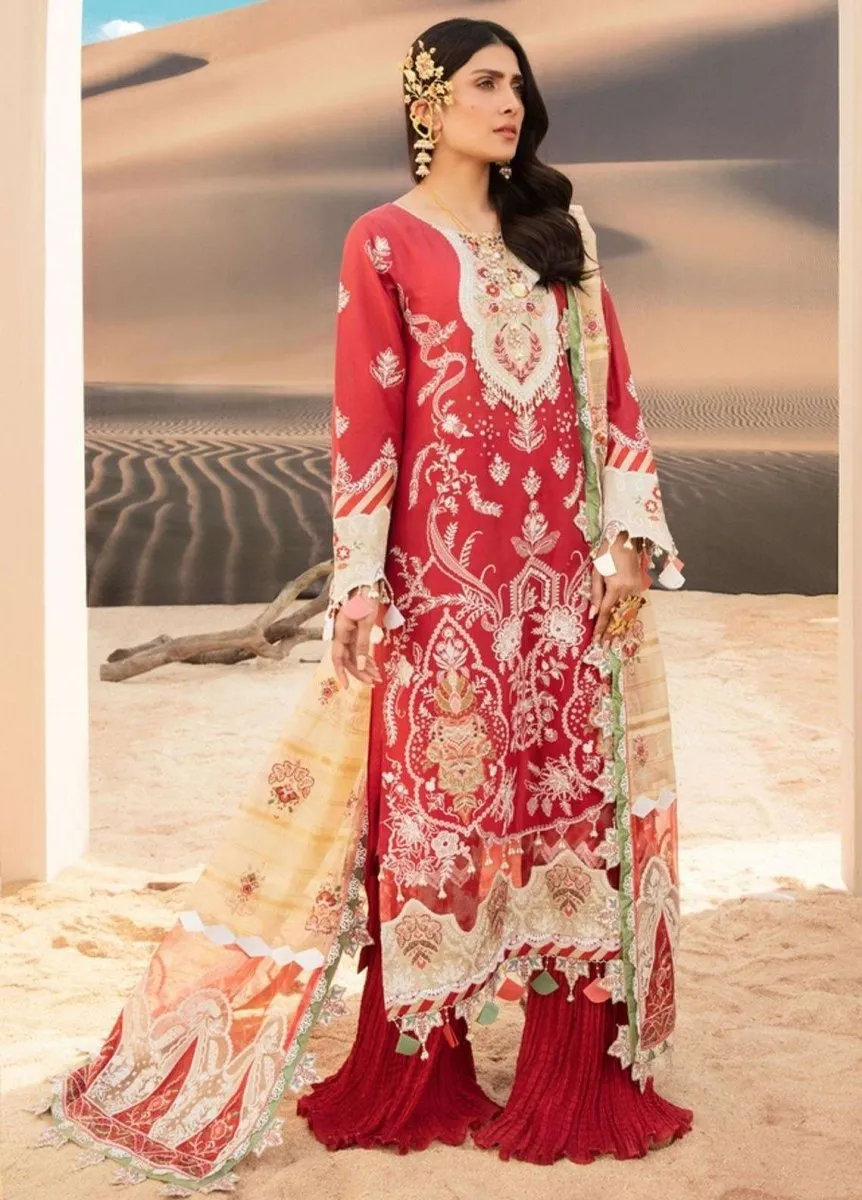 Ladies Un-Stitch Noor By Sadia Asad Luxury Lawn D9-A