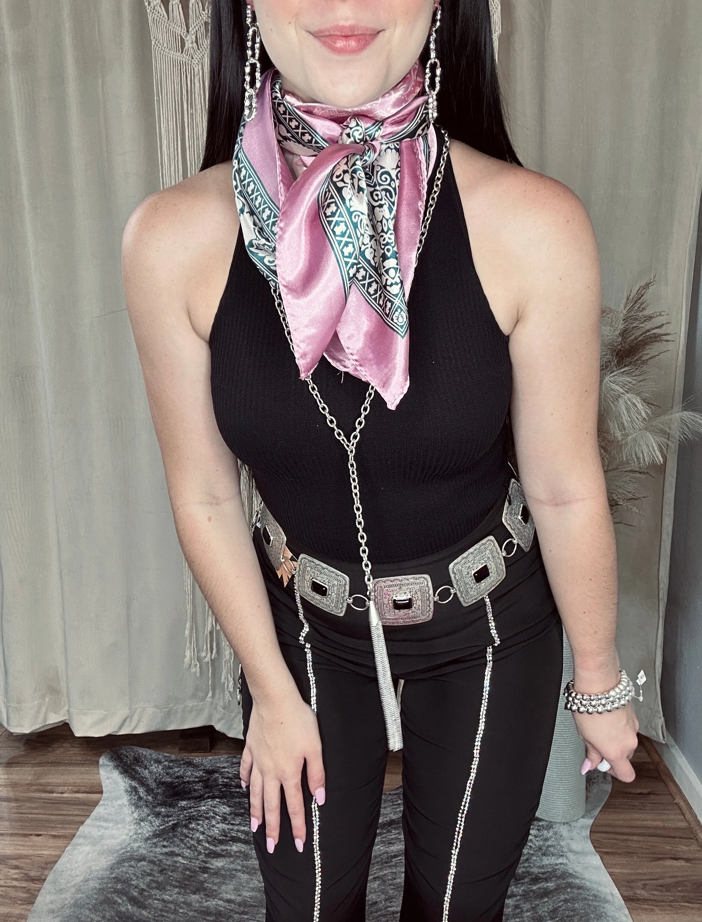 Large Printed Wild Rag