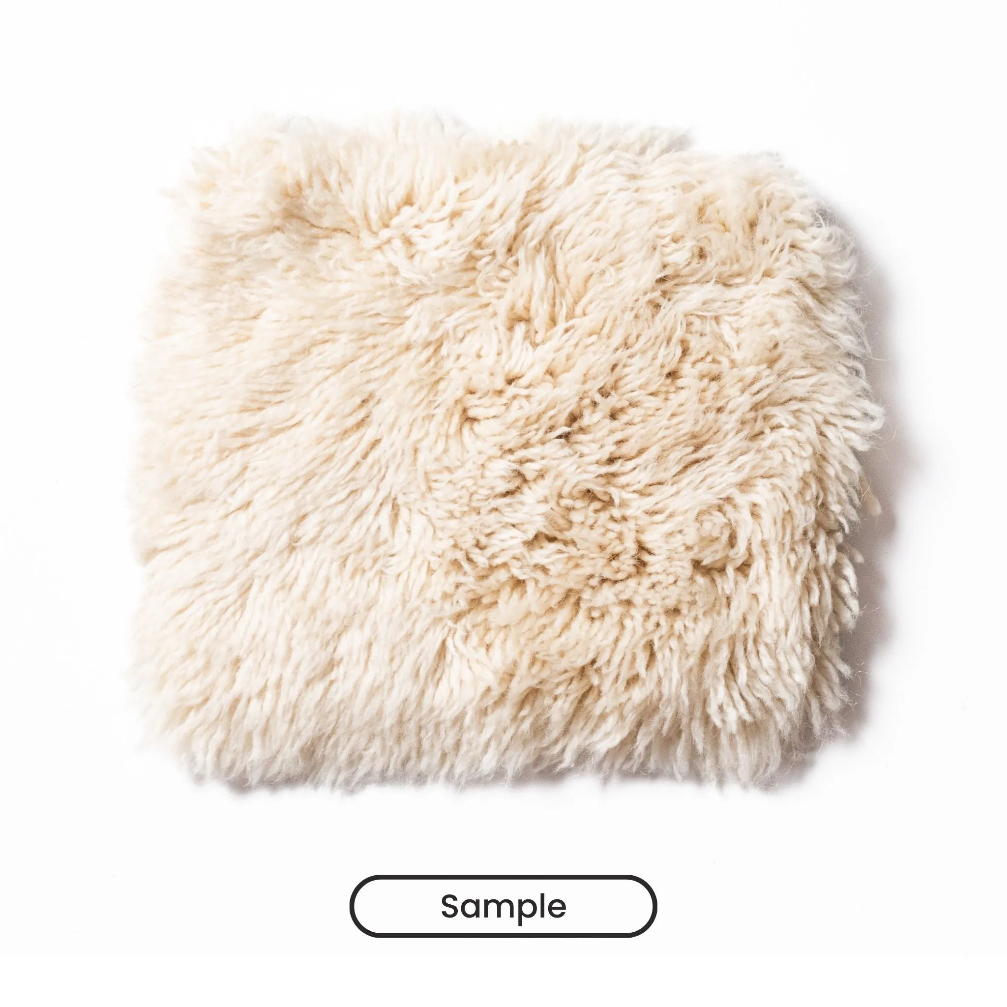 Leopard Round - Luxury Shag Moroccan Rug
