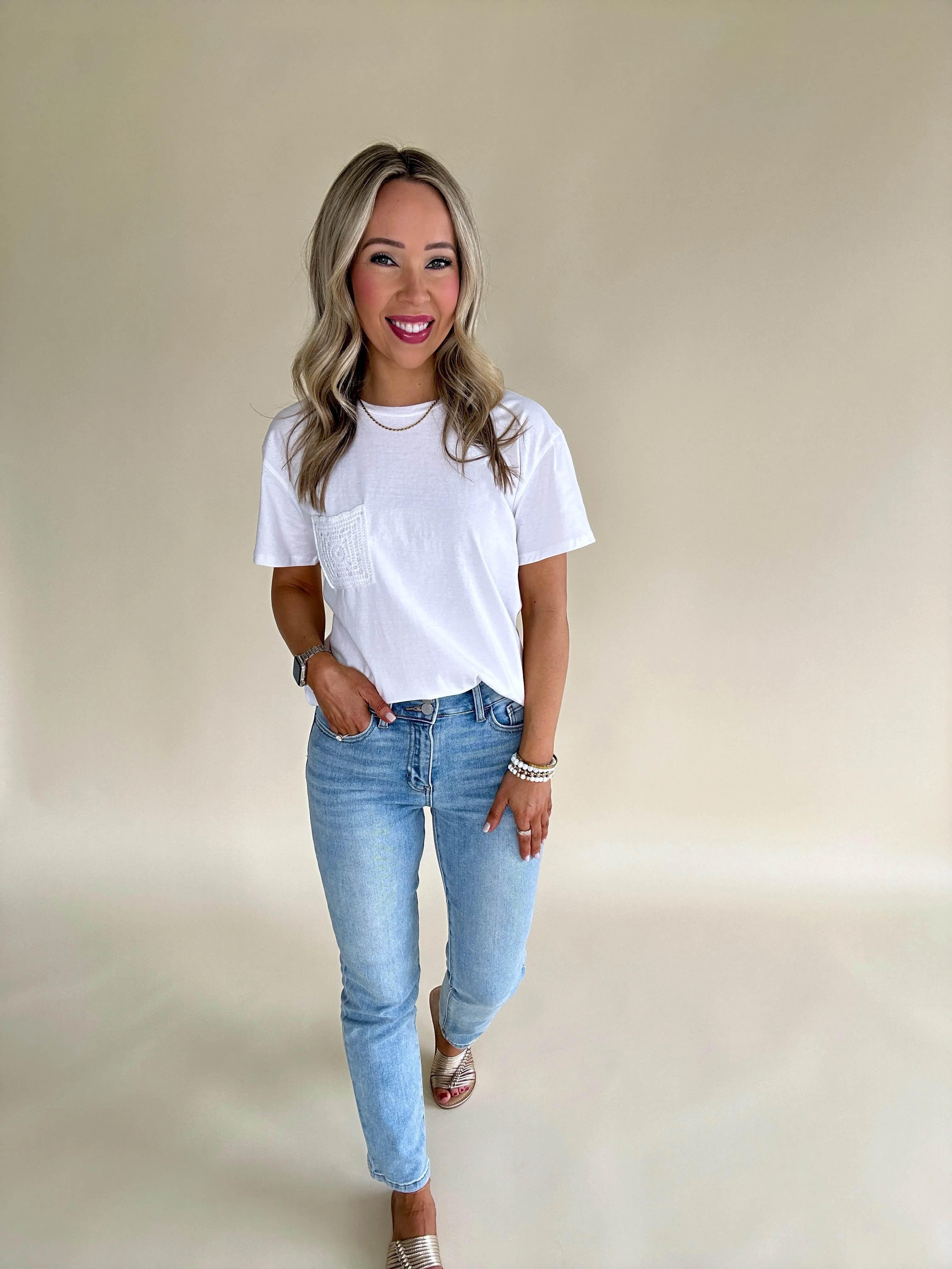 Let's Crochet Knit Top - Off White