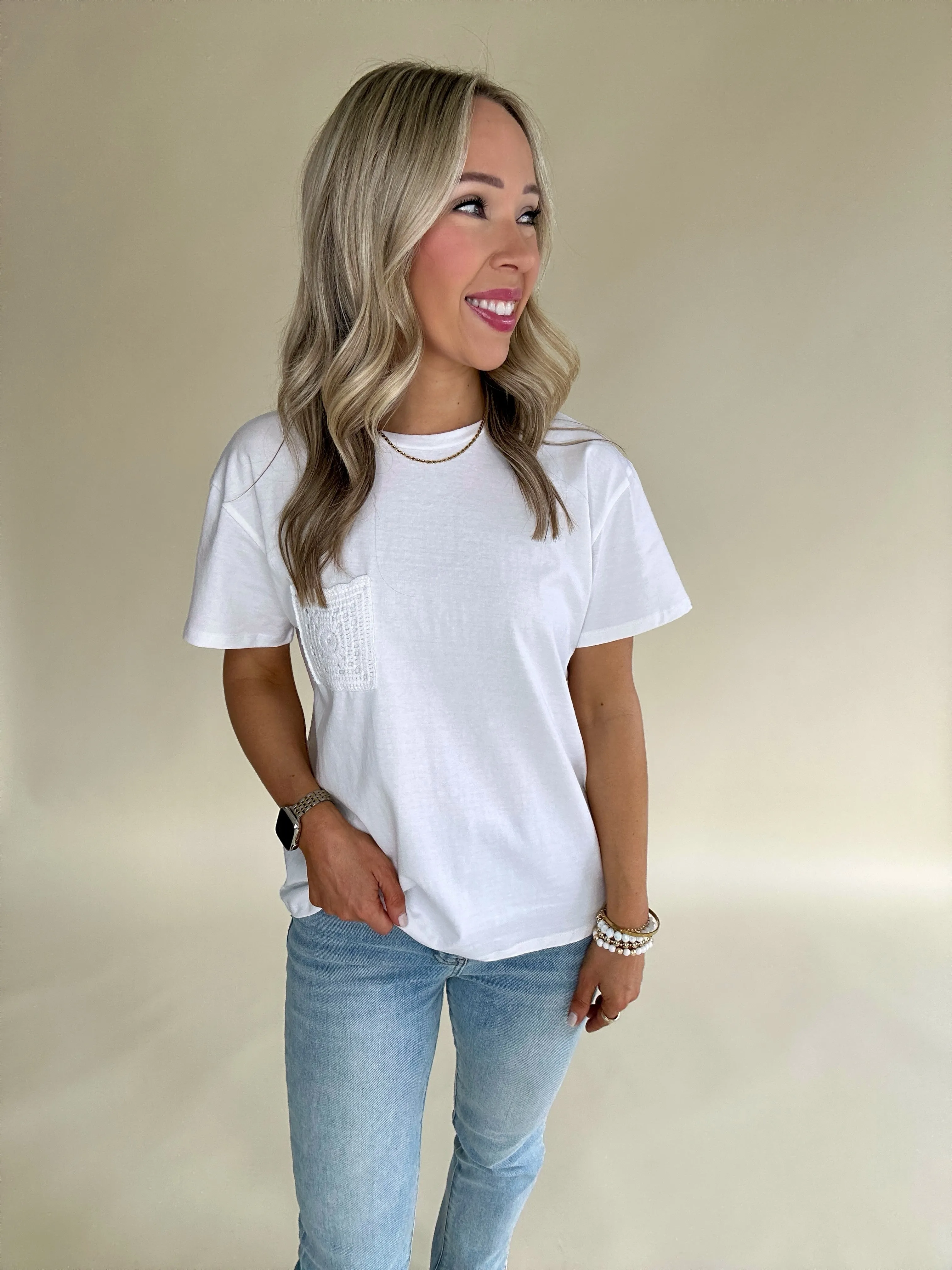 Let's Crochet Knit Top - Off White