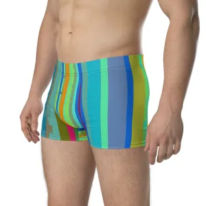 LGBT Mens Boxer Briefs - Multicoloured Striped