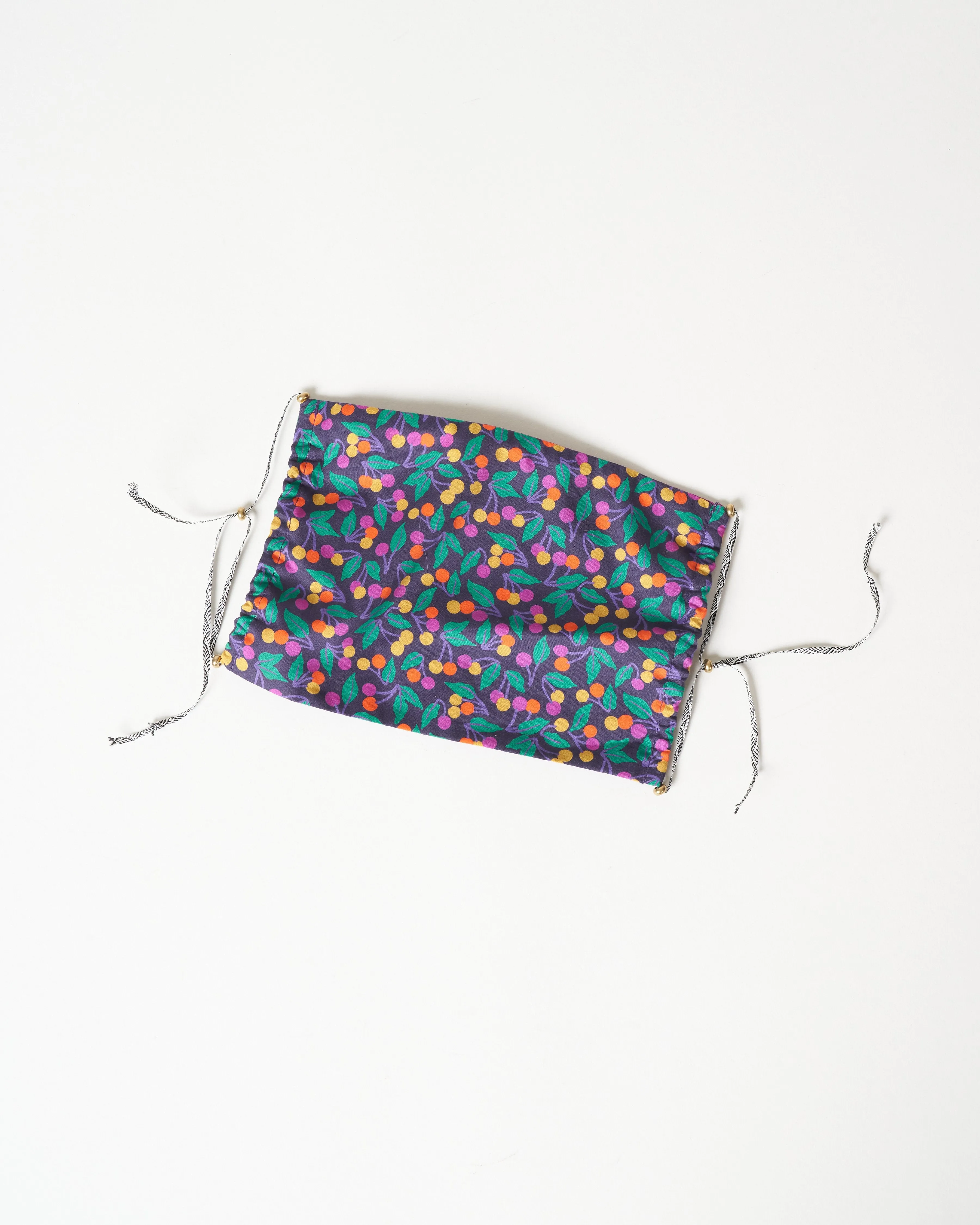 liberty print face mask - fruit print