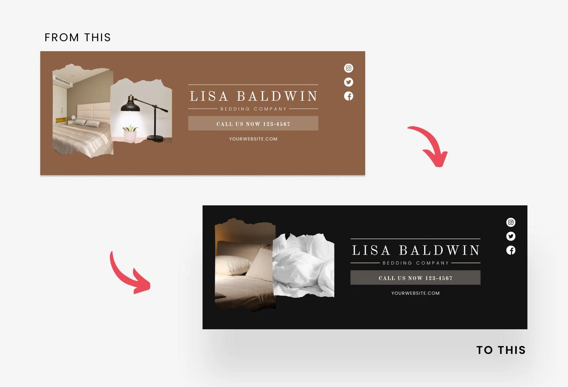 Lisa Facebook Cover Canva Template