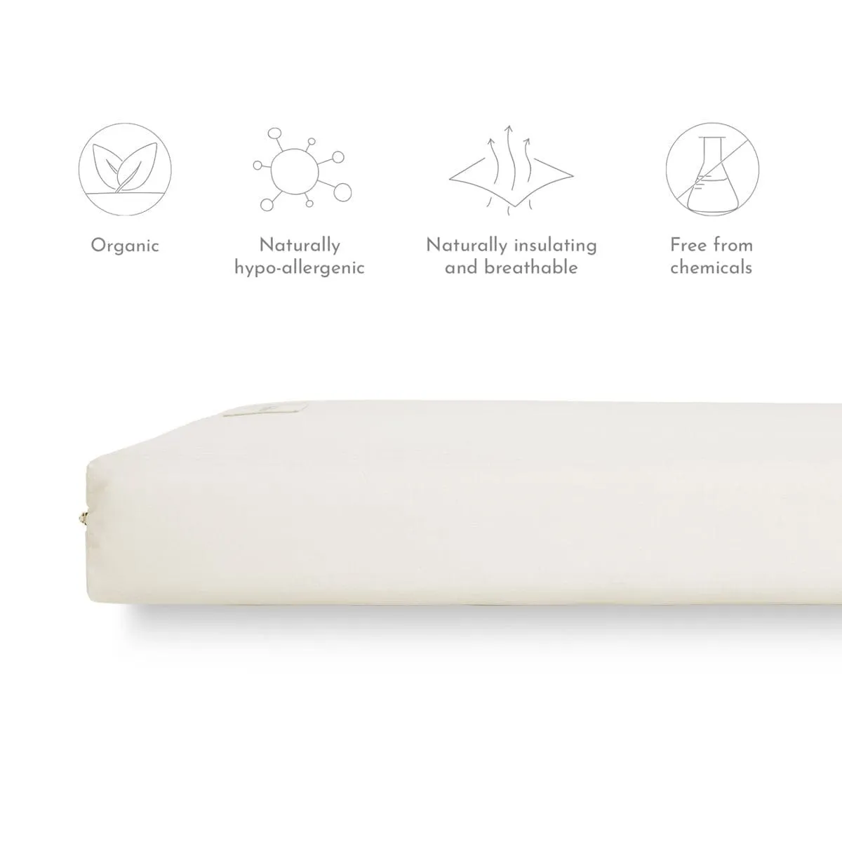 Little Green Sheep Organic Cot Mattress - 60x120cm