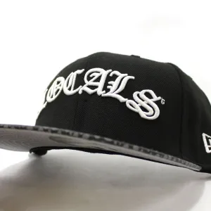 Locals Only New Era 59Fifty Fitted Hat (Black 3M Dot Gray Under Brim)