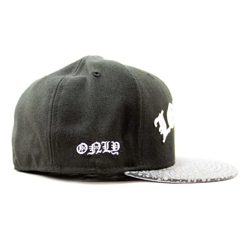 Locals Only New Era 59Fifty Fitted Hat (Black 3M Dot Gray Under Brim)