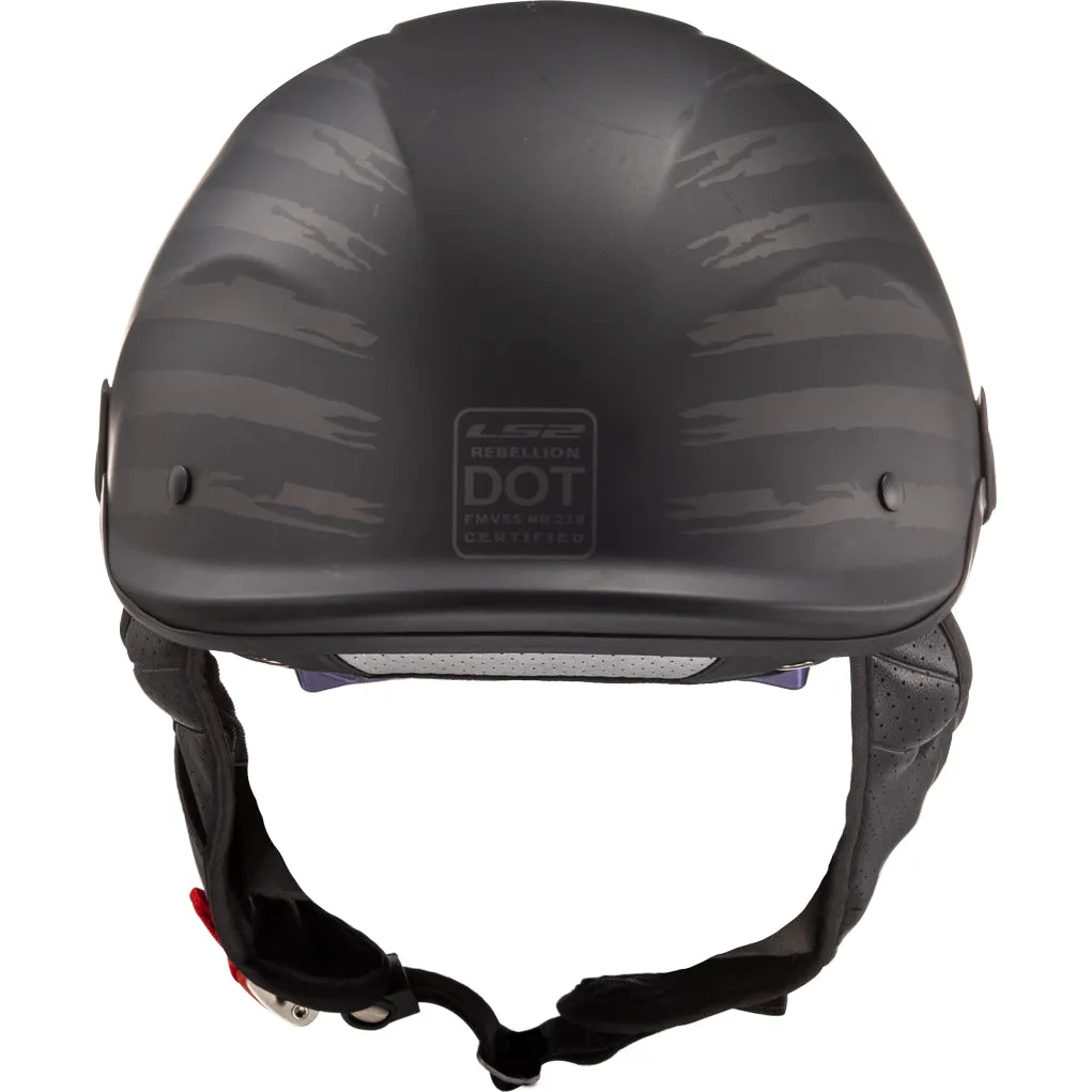 LS2 Helmets Rebellion 1812 Motorcycle Half Helmet
