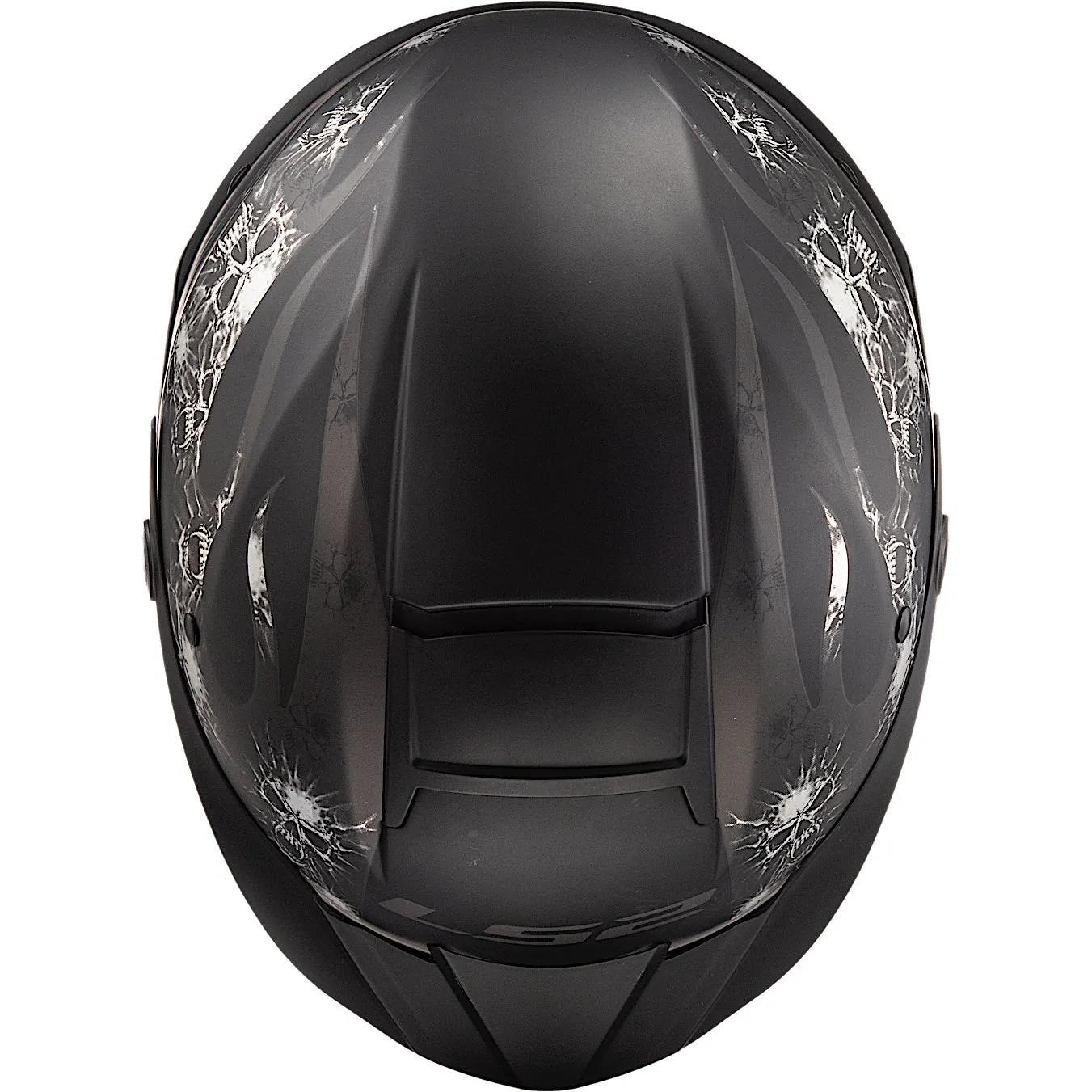 LS2 Helmets Rebellion Bones Motorcycle Half Helmet