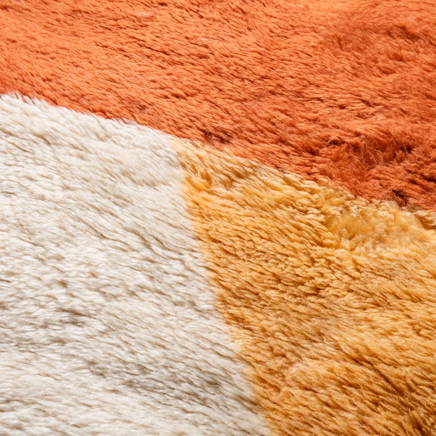 Luminescent Apricot - Luxury Shag Moroccan Rug